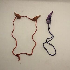 Orange and Purple Costume Horn Headbands